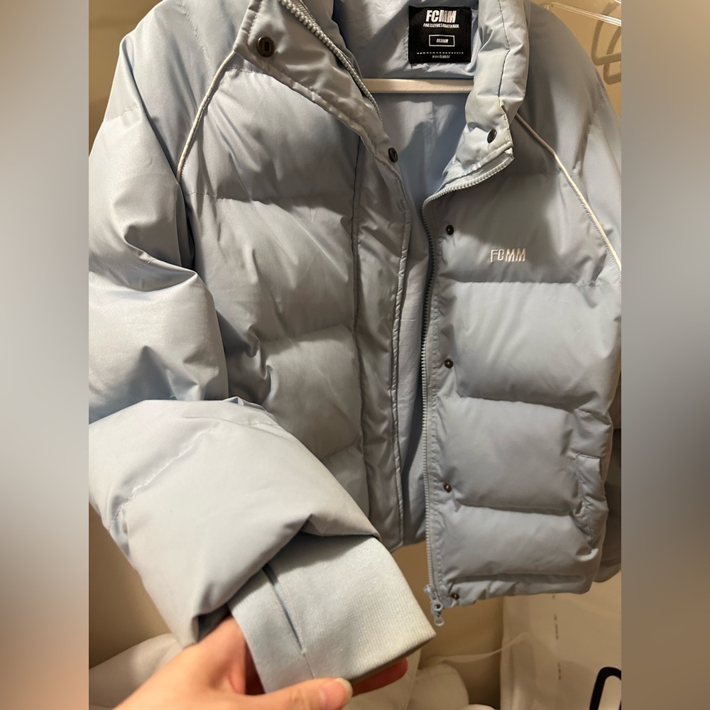 Baby blue jacket coat Size M